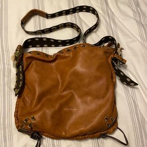 Cromia leather crossbody, like new!